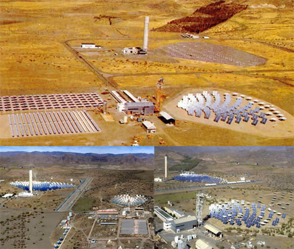 Солнечные электростанции CESA-1 и CRS. СЭС CESA-1 и CRS