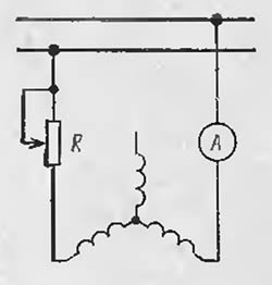 Схема сушки генератора постоянным током