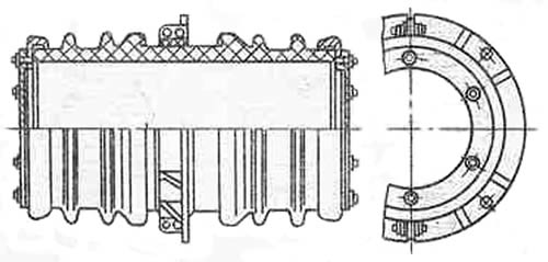 Проходной изолятор для внутренней установки 20 кВ, 8000-12500 А